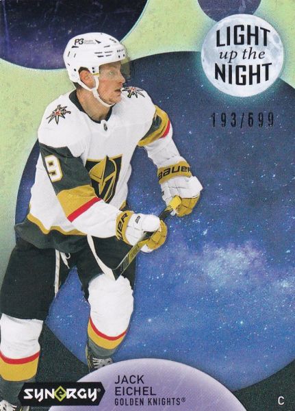 insert karta JACK EICHEL 22-23 Synergy Light Up The Nigh Neon Yellow /699